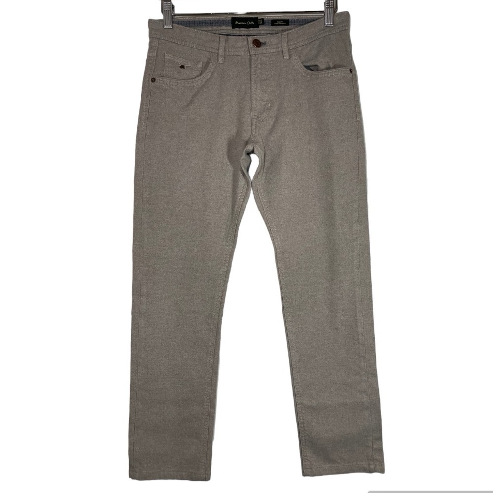 Massimo Dutti Slim Fit Straight Leg Pants size 30